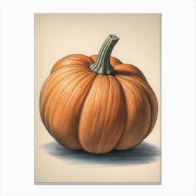 Delicious Looking Pumpkin Canvas Print