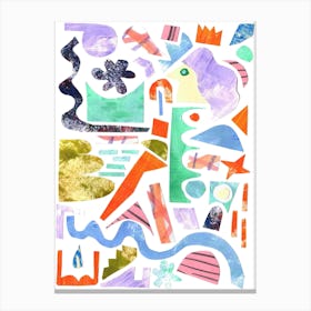 Summer Collage Canvas Print
