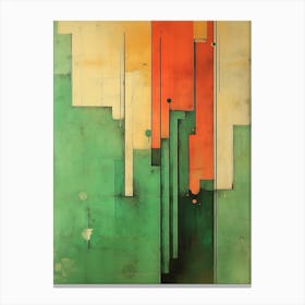 Abstract architecture painting Canvas Print