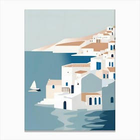 Aegean Village Canvas Print