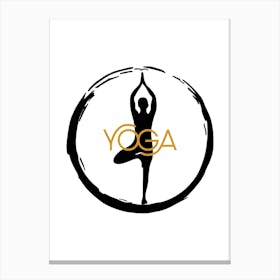 Yoga, the sport of yoga, the sport of meditation, relaxation, inspiring rest and meditation, a distinctive and exceptional work of art that embodies yoga.14 Canvas Print