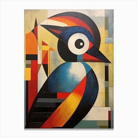 Bird Abstract Pop Art 5 Canvas Print