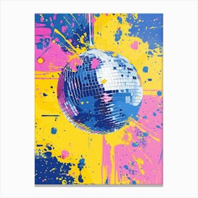 Disco Ball Canvas Print 2 Canvas Print