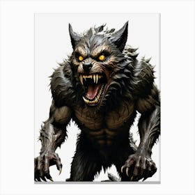 Midnight Werewolf Canvas Print