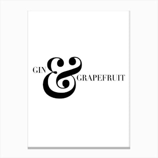 Gin And Grapefruit Screwdriver Cocktail Recipe Canvas Print