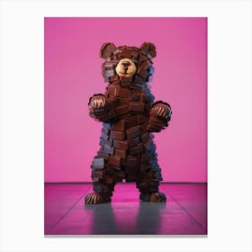 Chocolate Bear Canvas Print