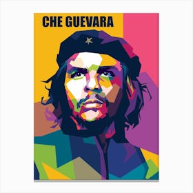 Ernesto Che Guevara Wpap Pop Art Style Canvas Print