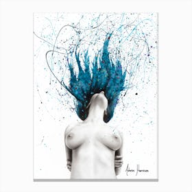 Her Exhale Canvas Print