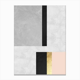 Geometric textures composition 11 Canvas Print