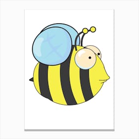 Cute Bumble Bee Canvas Print