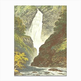 Waterfalls In Scotland Canvas Print