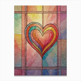 Heart Of Love 6 Canvas Print