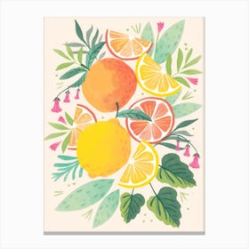 Oranges And Lemons 1 Canvas Print