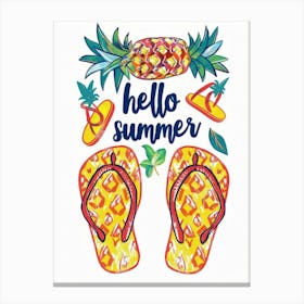 Hello Summer 3 Canvas Print