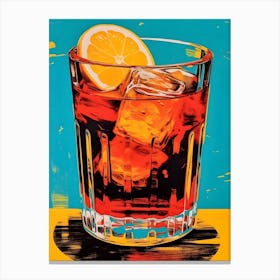 Glass Of Tequila Canvas Print