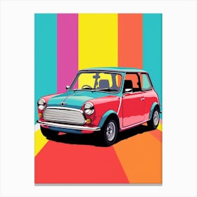 Mini Cooper Colour Burst 3 Canvas Print