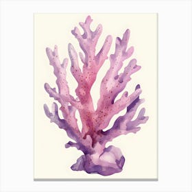 Coral Reef Watercolor Painting 3 Canvas Print