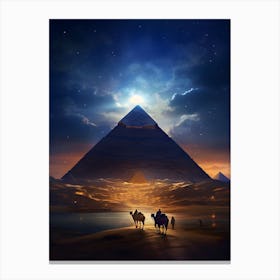 Pyramids Of Giza Canvas Print