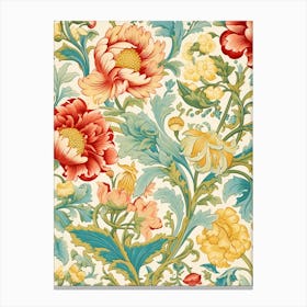 Victorian Floral Canvas Print