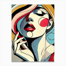 Pop Art Portrait Canvas Print