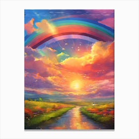 Rainbow In The Sky 9 Canvas Print