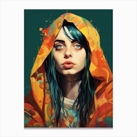 Billie Eilish Saint Portrait 6 Canvas Print