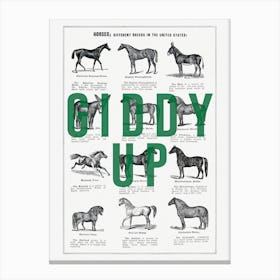 Giddy Up Canvas Print