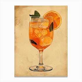 Aperol Spritz Art Print 115 Canvas Print