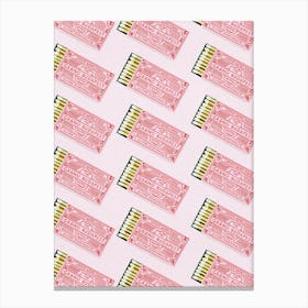 The Grand Budapest Hotel Pattern Canvas Print