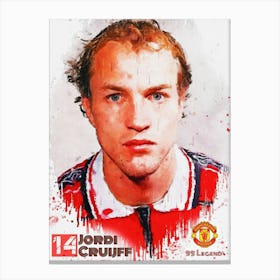 Jordi Cruijff Mu 99 Legends Canvas Print