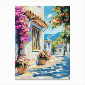 Greece Street Canvas Print