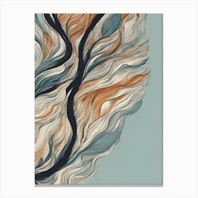 Abstract Tree 2 Canvas Print