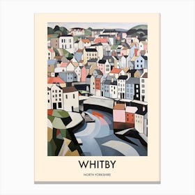 Whitby (North Yorkshire) Painting Travel Poster 12 Canvas Print