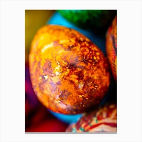 Colorful Easter Eggs 2 Canvas Print