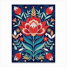 Russian Folk Art 2 Canvas Print