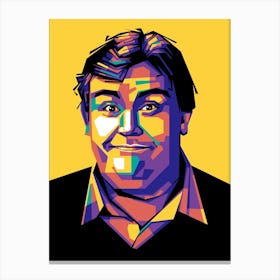 John Candy WPAP Canvas Print