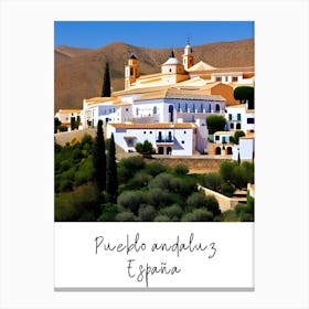 Andalusian Village, Spain 10 Canvas Print