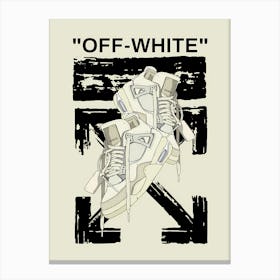 Off White Canvas Print