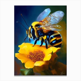 Stinger Bee 2 Painting Canvas Print