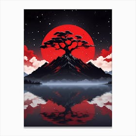 Samurai Tree Canvas Print