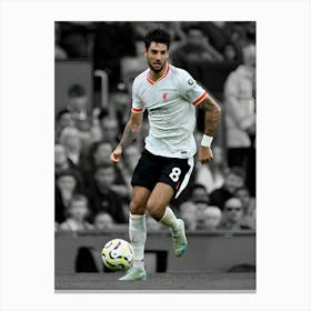 Dominik Szoboszlai Of Liverpool Vintage Canvas Print