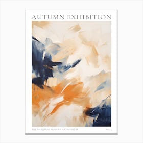 Autumn Exhibition Modern Abstract Poster 23 Canvas Print