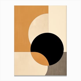 Geometric Bauhaus Melody: Abstract Symphony Canvas Print