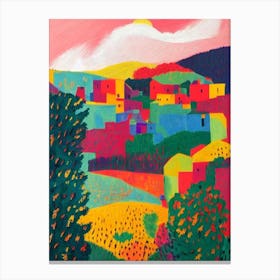 Peneda 1 Abstract Colourful Canvas Print