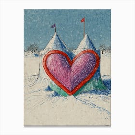 Valentine'S Castle 1 Canvas Print