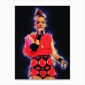 Spirit Of Shirley Manson Canvas Print