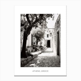 Poster Of Bodrum, Turkey, Photography In Black And White 5 Canvas Print