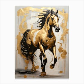 Gold Horse 5 Canvas Print