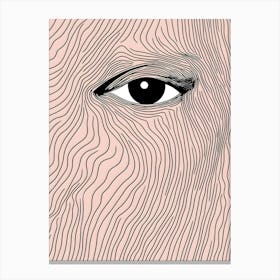 Portrait Of A Woman'S Face Canvas Print