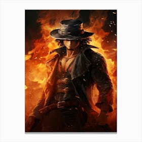 Portgas D. Ace 5 Canvas Print